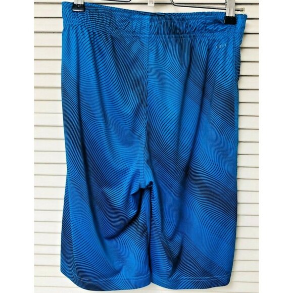 NIKE Dri-Fit Geometric Shorts Youth Kids L Blue Board Swim Basketball Surf - Picture 2 of 4